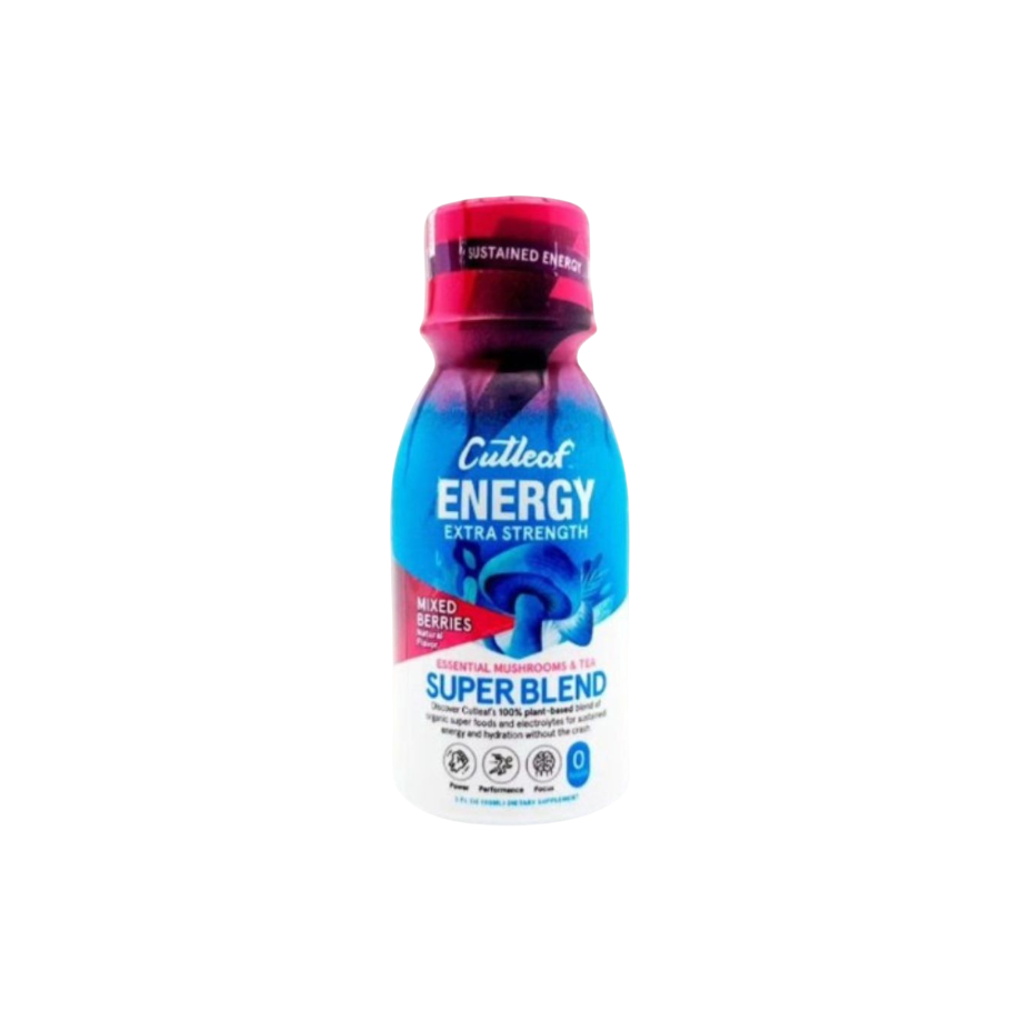 Cutleaf Energy Essential Mushrooms+Tea Extra Strength 10CT Shots