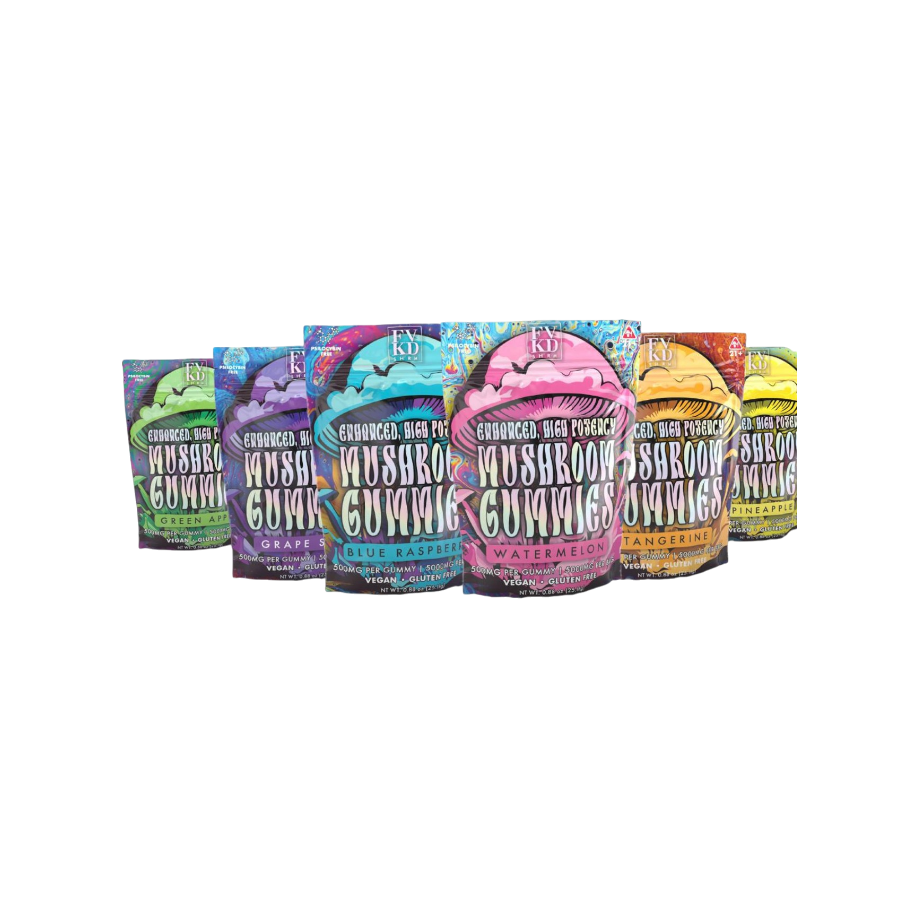 FVKD SHRM Enhanced High Potency Mushroom 10CT Gummies (500mg)