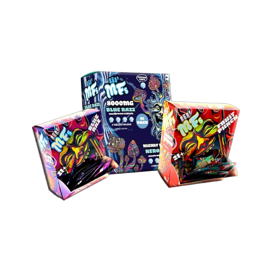 Lil MFs Highly Potent Hero Dose Mushroom 4CT Tablets (2000mg)