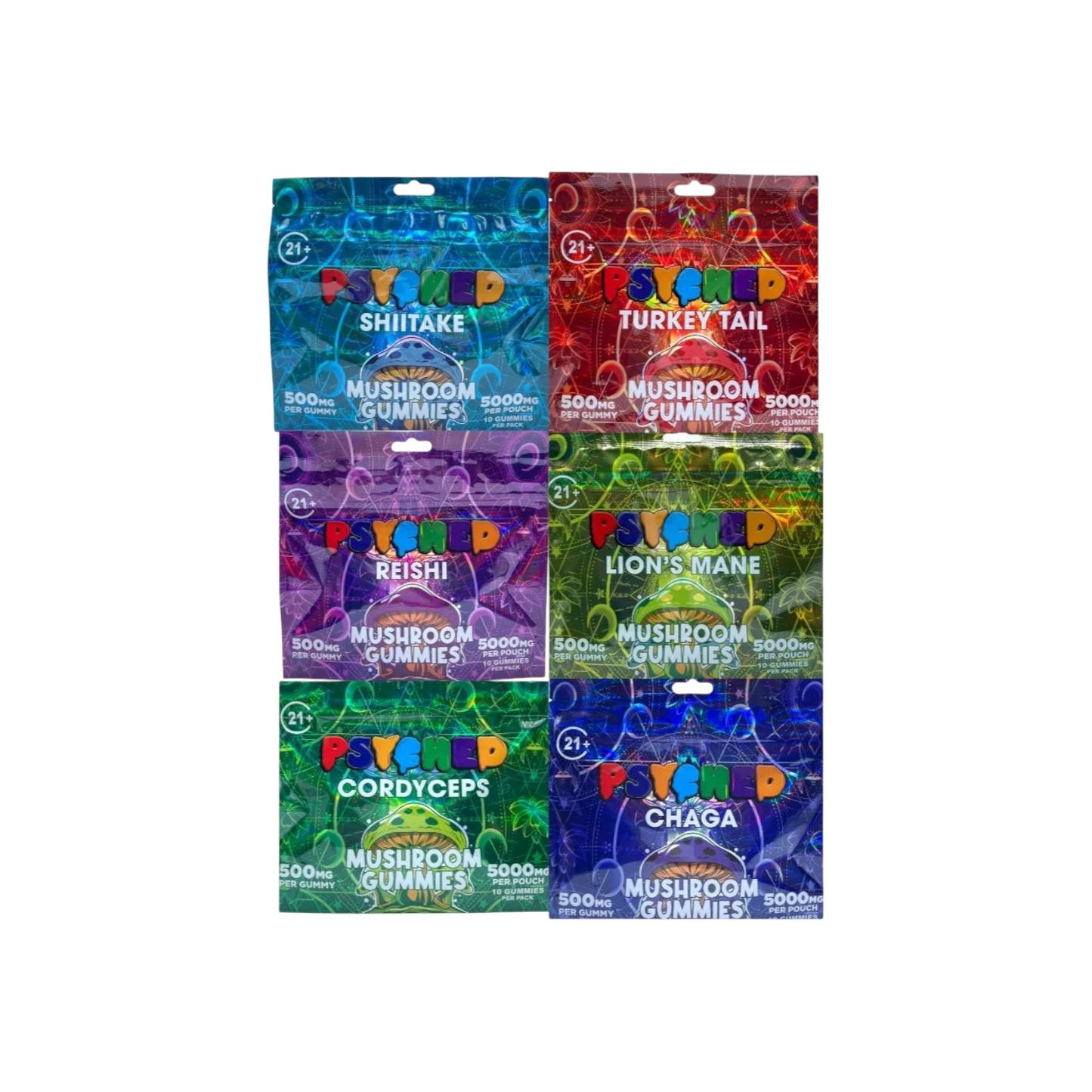 Psyched Blue Lotus 10CT Gummies (500mg)