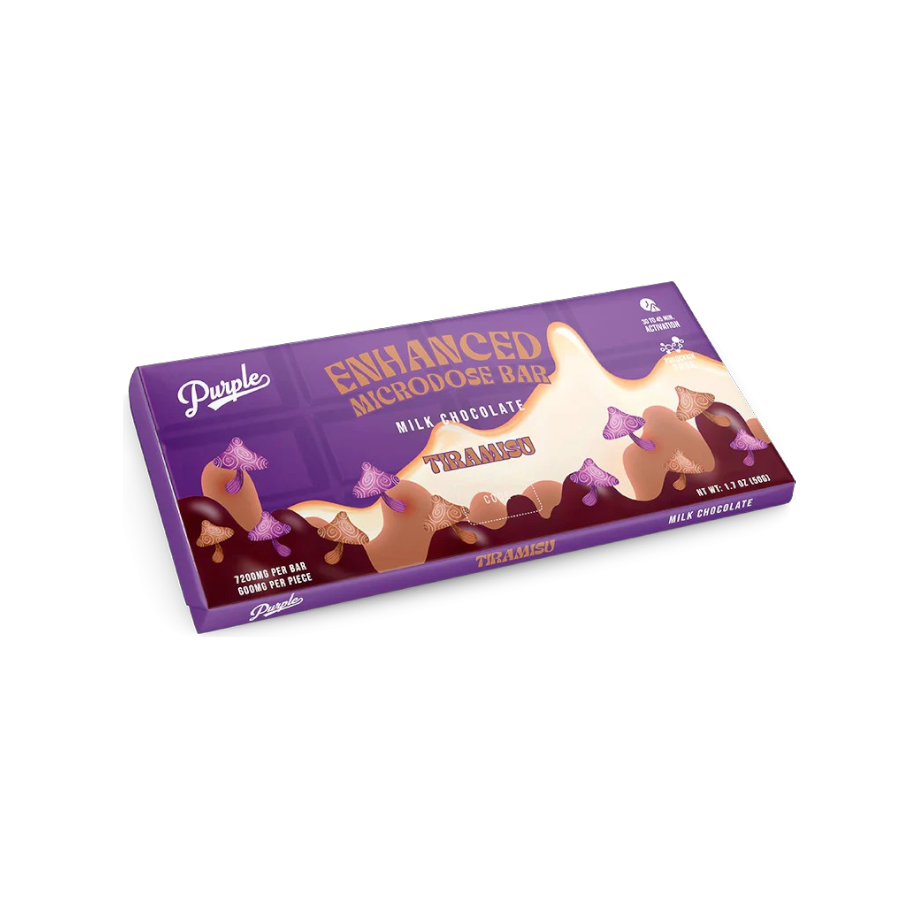 Purple Enhanced Microdose Mushroom Chocolate Bar (600mg)