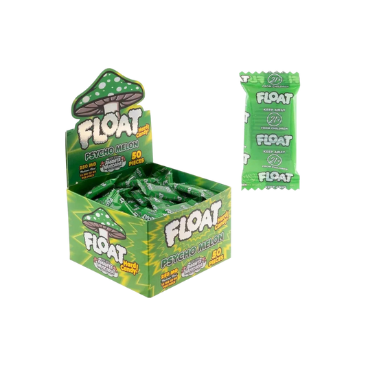 Float Hard Candy Mushroom+D9 50CT Gummies
