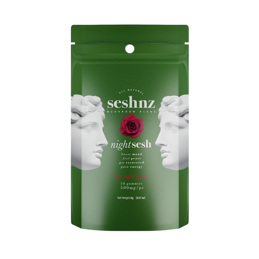 Night Seshnz Mushroom 10CT Gummies (500mg)