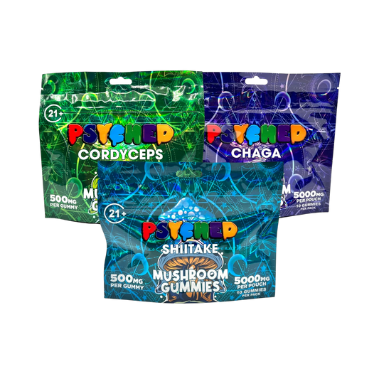 Psyched Mushroom 10CT Gummies (500mg)