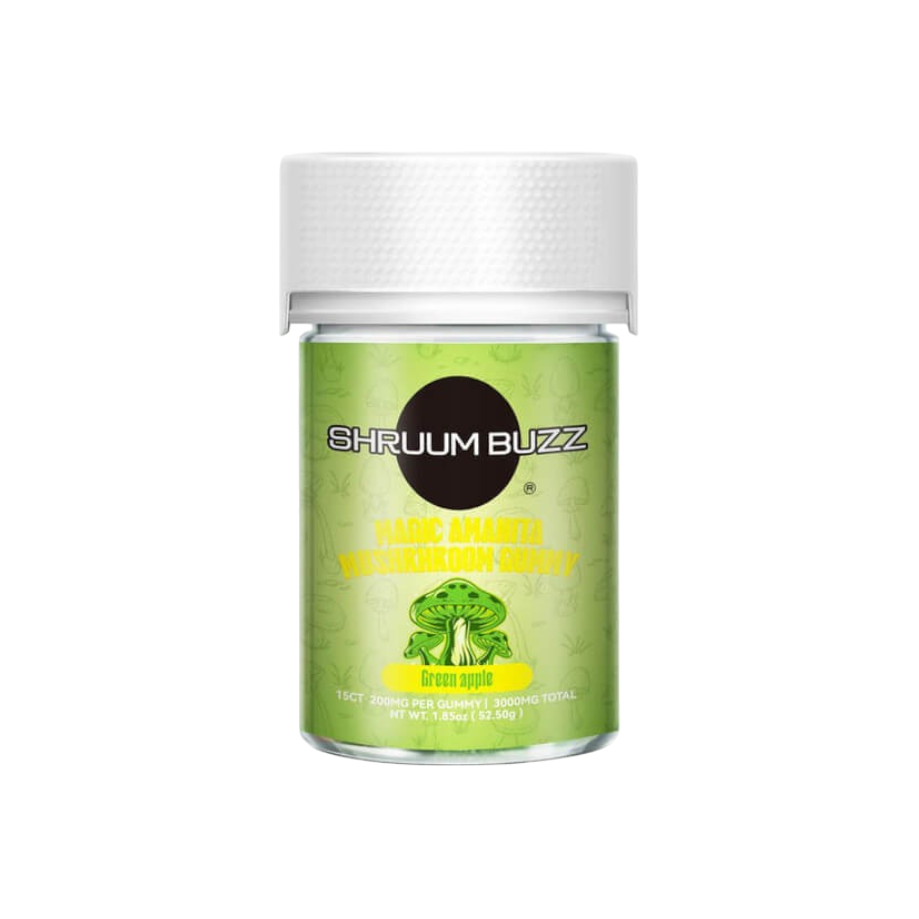 Shruum Buzz Magic Mushroom 15CT Gummies (200mg)