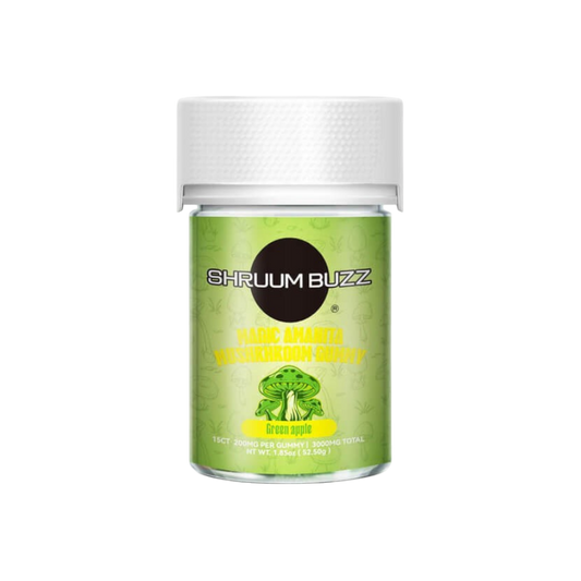 Shruum Buzz Magic Mushroom 15CT Gummies (200mg)