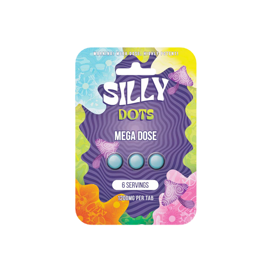 Silly Dots Mega Dose Mushroom 3CT Tablets (1200mg)