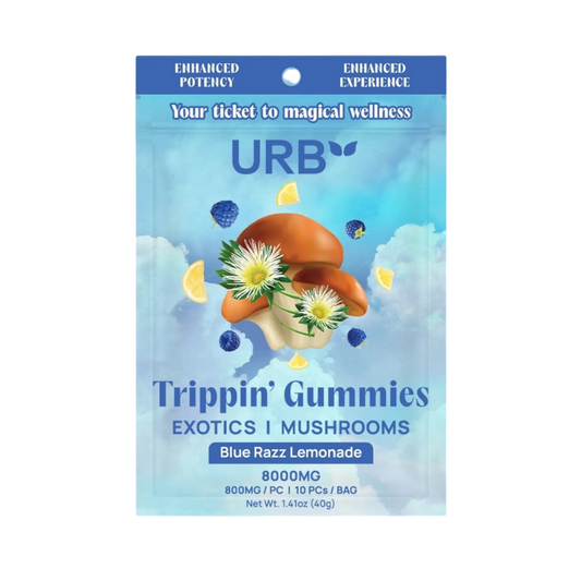 Urb Trippin Mushroom Exotic 10CT Gummies (800mg)